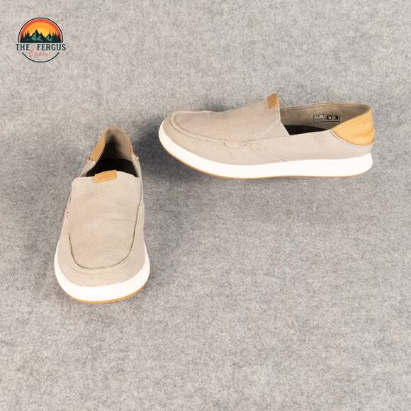Kuru Pace Loafer Shoes Beige Tan Slip-On Classic Comfort Casual Cottage Men\'s 11 main image 4